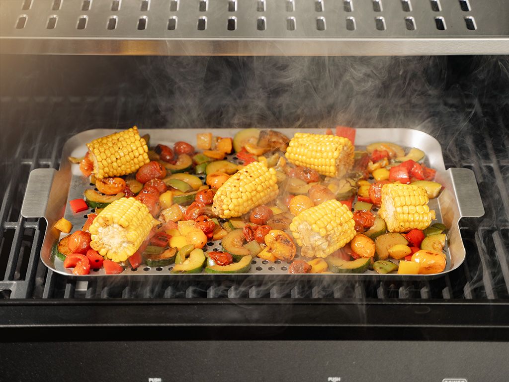 RUOSTUMATON TERÄS BBQ-ALUSTA 50×30 CM - 4