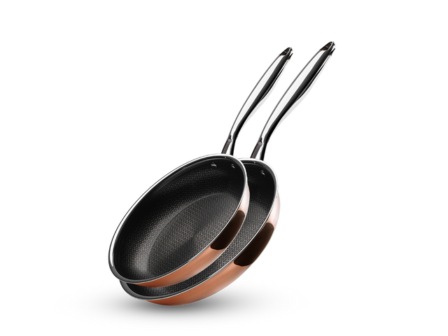 KUPARI HYBRID NON-STICK PAISTINPANNUSARJA - 2 OSAA - 1